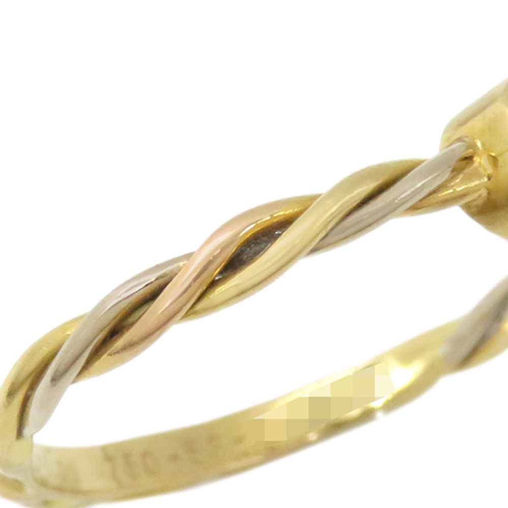 Cartier Ruby Three Colors Twisted Ring White Pink… - image 5